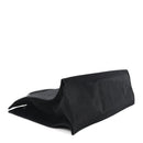 Linen Calfskin Rive Gauche Tote Black