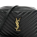 Calfskin Matelasse Monogram Lou Camera Bag Black