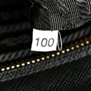Saffiano Lux Large Galleria Double Zip Tote Black