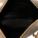 Calfskin Matelasse Monogram Mini Lou Camera Bag Greyish Brown
