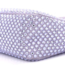 Satin Crystal Mini Re-Edition 2000 Bag Glicine