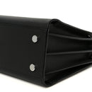 Grained Calfskin Small Sac De Jour Black