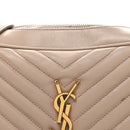 Calfskin Matelasse Monogram Lou Camera Bag Dark Beige