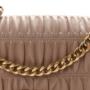 Nappa Gaufre Flap Cipria