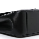 Lambskin Chevron Quilted Medium Loulou Black