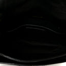 Crinkled Calfskin Matelasse Monogram Baby Niki Chain Satchel Black