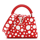 LV X YK Taurillon Capucines Mini Red White