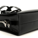 Spazzolato Mini Re-Edition 1995 Double Handle Handbag Black
