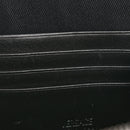 Coated Canvas La Greca Signature  Black Gray