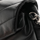 Calfskin Y Quilted Monogram Toy Loulou Crossbody Bag Black