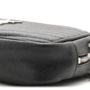 Grain De Poudre Matelasse Monogram Mini Lou Camera Bag Black