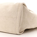 Linen Vitello Large Logo Tote Natural