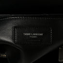 Calfskin Y Quilted Monogram Small Loulou Chain Satchel Black