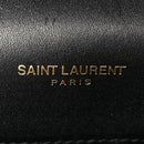 Smooth Calfskin Classic Monogram Kate Tassel Chain Wallet Black