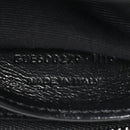 Sheepskin Matelasse Chevron Monogram Medium College Bag Black
