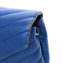 Metallic Calfskin Y Quilted Monogram Toy Loulou Crossbody Bag Blue Royal