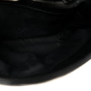 Calfskin Y Quilted Monogram Monochrome Small Loulou Chain Satchel Black