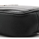 Grain De Poudre Matelasse Monogram Mini Lou Camera Bag Black