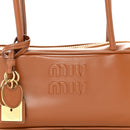 Nappa Small Beau Top Handle Bag Cognac