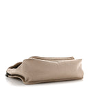 Crinkled Calfskin Matelasse Monogram Medium Niki Chain Satchel Gold Sand