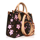 LV X TM Monogram Cherry Blossom Onthego PM Sakura Brown