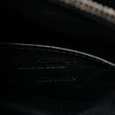 Sheepskin Matelasse Chevron Monogram Medium College Bag Black