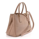 Saffiano Small Galleria Double Zip Tote Cammeo