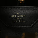 Lambskin Quilted Flower Capucines PM Black