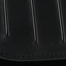 Calfskin Canvas Never Still Crossbody Flap Bag Black