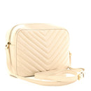 Calfskin Matelasse Monogram Lou Camera Bag Crema Soft