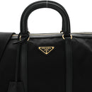 Re-Nylon Saffiano Medium Re-Edition 1978 Top Handle Bag Black