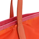 Tessuto Nylon Saffiano Tote Papaya Ibisco