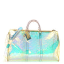 PVC Monogram Keepall Bandouliere 50 Iridescent Prism