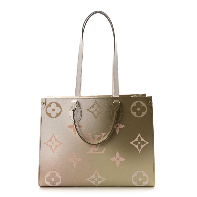 Monogram Giant Spring In The City Onthego MM Sunset Kaki
