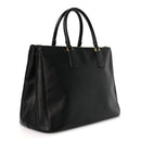 Saffiano Large Galleria Double Zip Tote Black