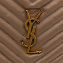 Calfskin Matelasse Monogram Lou Camera Bag Dark Beige
