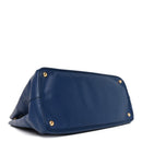 Saffiano Large Galleria Double Zip Tote Bluette