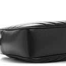 Calfskin Matelasse Monogram Lou Camera Bag Black