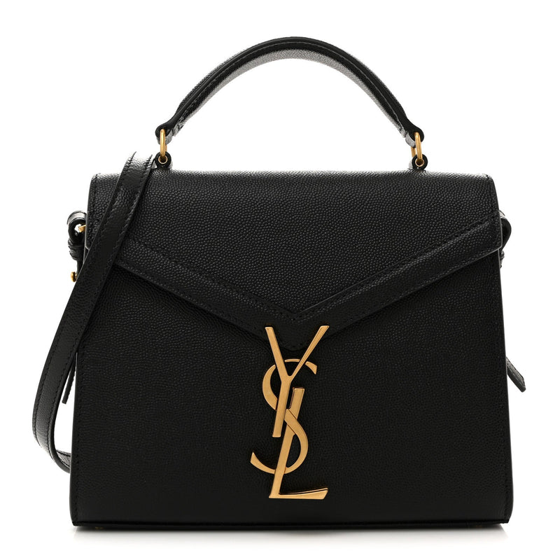 Grain de Poudre Mini Classic Monogram Cassandra Top Handle Black