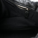 Crinkled Calfskin Matelasse Monogram Medium Niki Chain Satchel Black