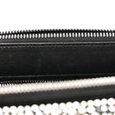 Satin Crystal Mini Galleria Double Zip Tote Metal