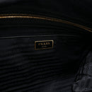 Saffiano Tessuto Nylon Shopping Tote Black