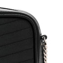 Grain De Poudre Matelasse Monogram Mini Lou Camera Bag Black