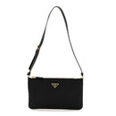 Re-Nylon Saffiano Pouch Black