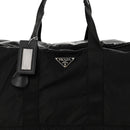 Tessuto Nylon Saffiano Carry On Travel Bag Black