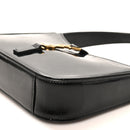 Patent Calfskin Le 5 A 7 Mini Hobo Black