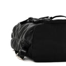 Tessuto Nylon Vela Cinch Backpack Black
