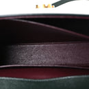 Grain de Poudre Medium Classic Monogram Cassandra Top Handle Dark Green