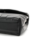 Calfskin Y Quilted Monogram Toy Loulou Crossbody Bag Black