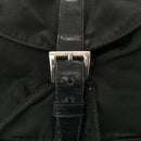 Nylon Vela Mini Cinch Backpack Black